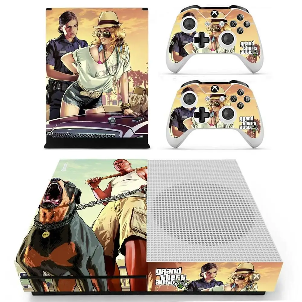 Наклейка s GTA 5 Dead для Xbox One S кожа Виниловая наклейка Pegatina one тонкая консоль и два