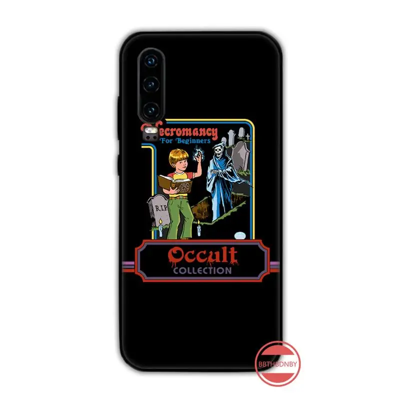 Let's summon demons Новое поступление черный чехол для мобильного телефона Huawei Honor 7C 7A 8X