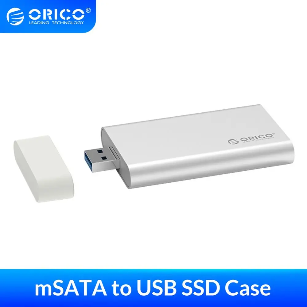 Алюминиевый корпус ORICO Mini USB3.0 mSATA SSD 5 Гбит/с высокоскоростной жесткий диск чехол