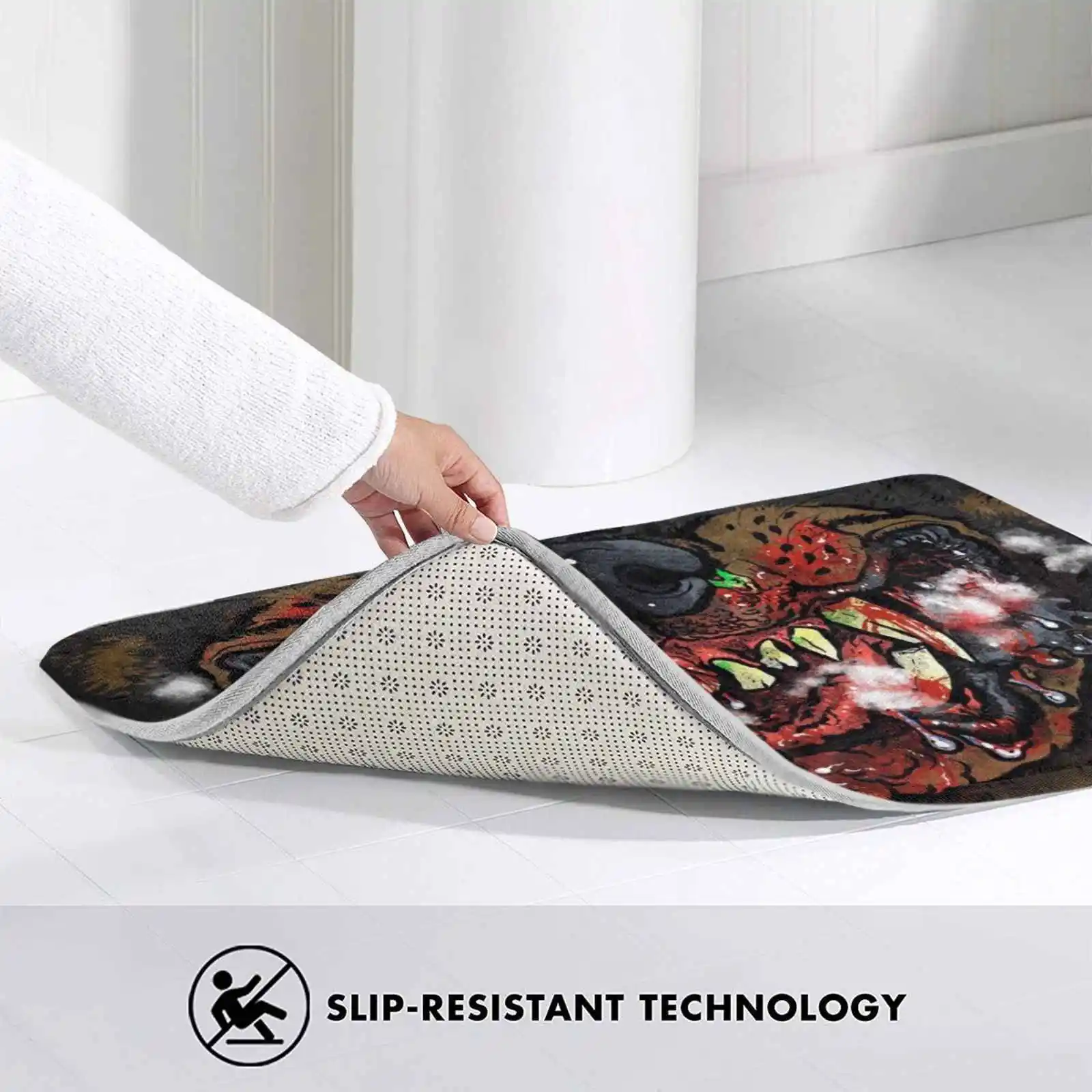 Большой коврик для домашнего пользования Rabid 3D товары подушка волк грубой рот