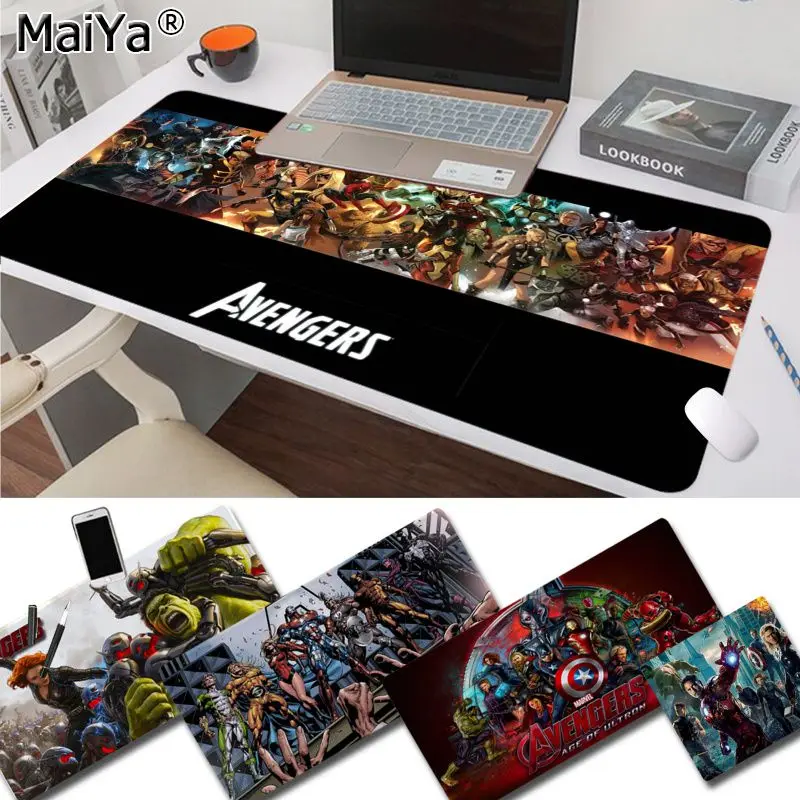 Maiya мальчик Подарочный коврик Marvel Мстители эндигра Ноутбук игровой мыши коврик для мыши большой коврик для мыши клавиатуры коврик