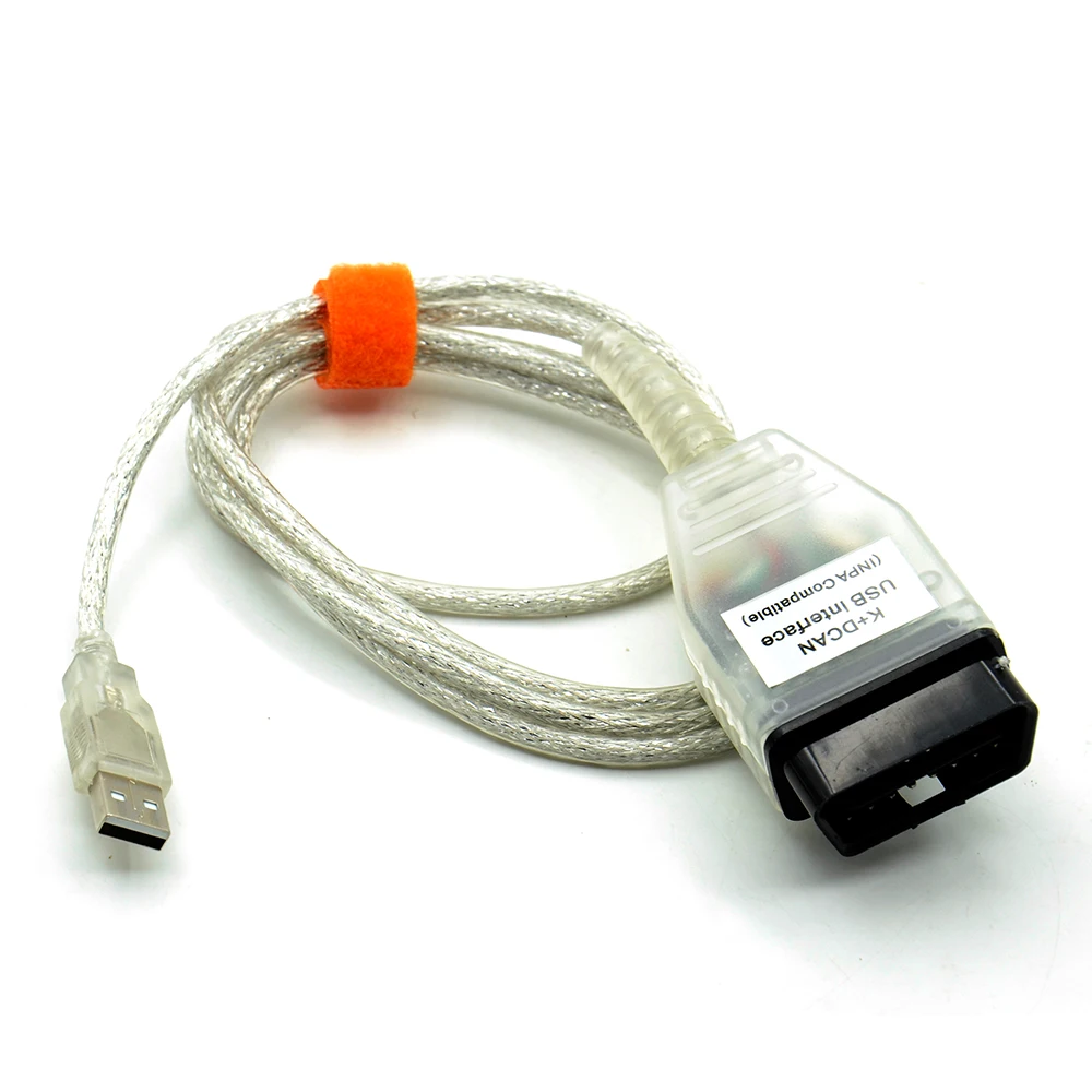 Лучшее качество для BMW INPA K DCAN + может чип FTDI USB диагностический Интерфейс