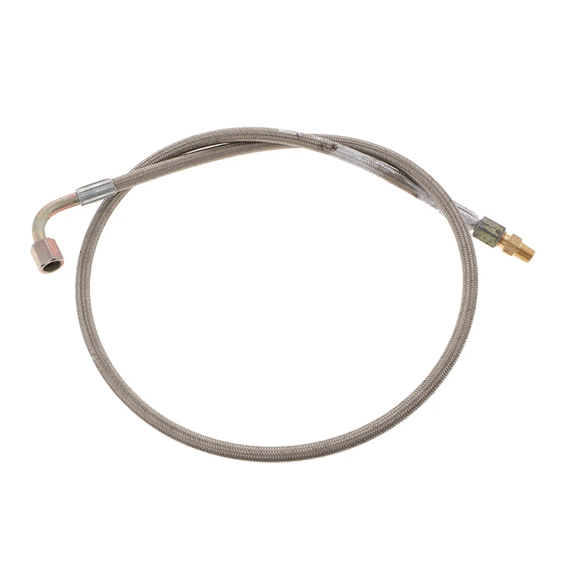 Шланг для подачи масла Turbo 24 дюйма стальной Плетеный 4AN 90 градусов прямой PTFE |
