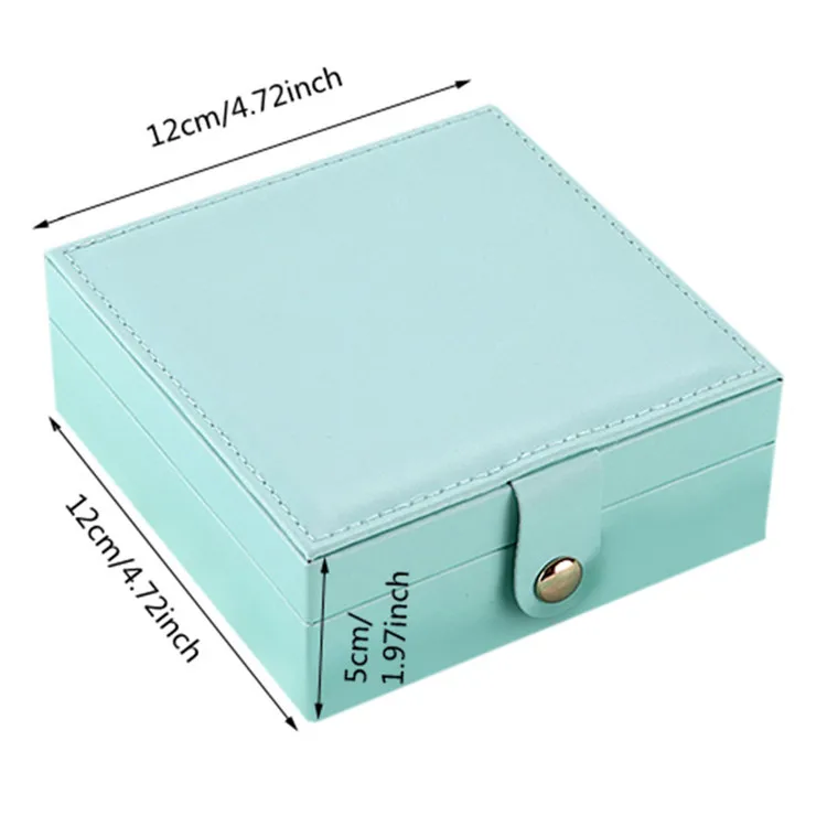 Женская искусственная кожа шкатулка для ювелирных изделий путешествия переносит ожерелье серьги кольцо браслет в виде помады чехол для хранения Органайзер держатель аксессуары
