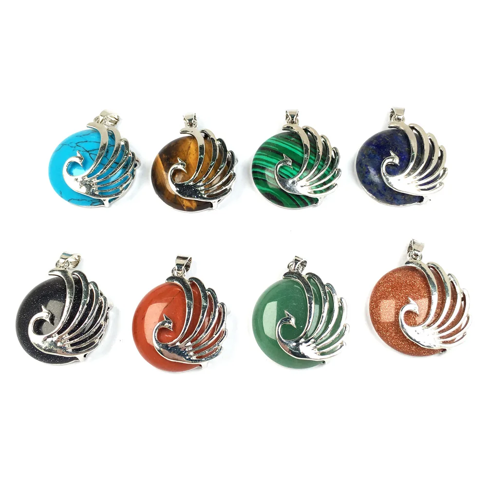 Новинка 2020 Подвеска из цинкового сплава в форме павлина с пряжкой