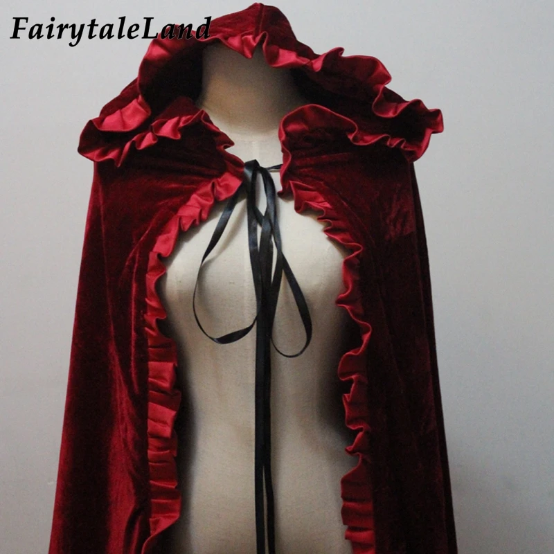 Свадебное зимнее платье пальто Хэллоуин карнавал косплей накидка принцессы худи