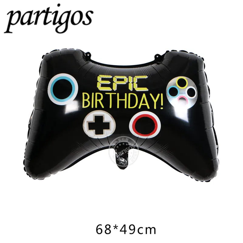 1pcs gamepad Вечерние воздушные шары космонавта, воздушные шары из фольги, воздушные шары с изображением Галактики, вечерние праздничные шары с гелием для мальчиков - Цвет: 1pcs gamepad