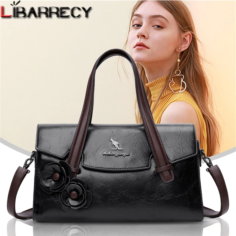 

Fashion Luxury Crossbody Bags for Women 2021 New Casual Solid Color Shoulder Bag High Quality PU Leather Messenger for Ladies