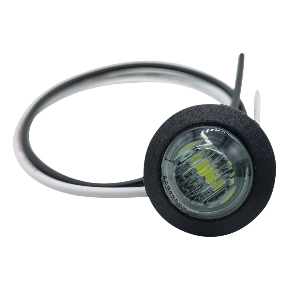 20 шт. 3/4 дюйма 3 светодиода белые сигнальные лампы для грузовиков прицепов