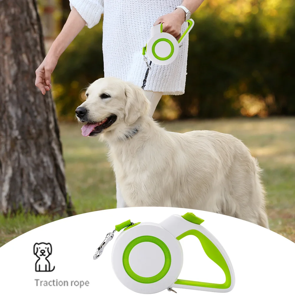 

Dog Leash Lead Luminous Automatic Belt Retractable Flexible Patrol Traction Rope Dog Walk Adjustable Nylon Leash Pet Supplies