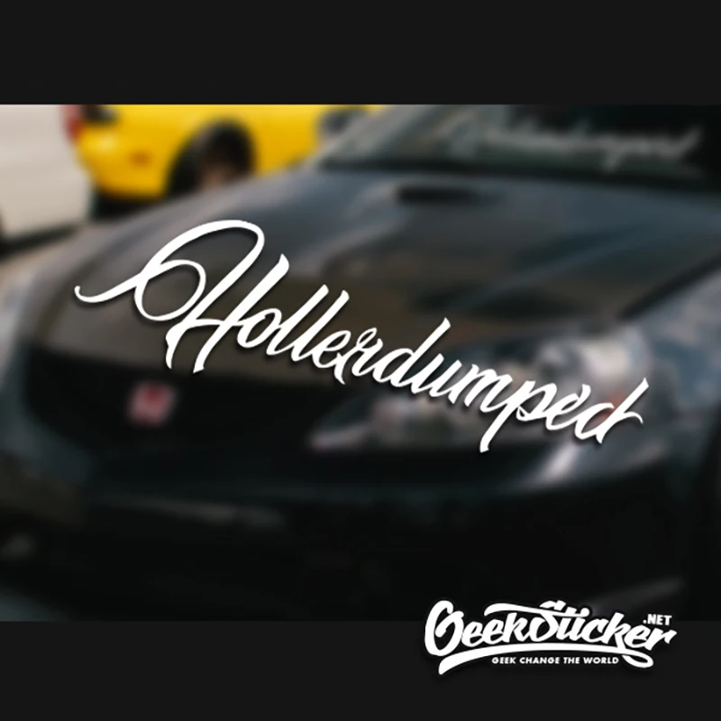 Hollerdumped Водонепроницаемый автомобильный передний стикер на переднее окно автомобиля с отражающей пленкой для Mazda Toyota BMW VW Honda Audi стилизация на.