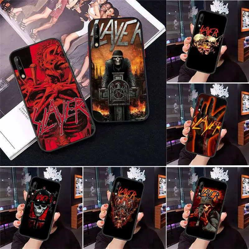 

Slayer Heavy Metal Rock Band Phone Case for Huawei mate 9 10 20 20X 30 40 pro lite Fundas cover