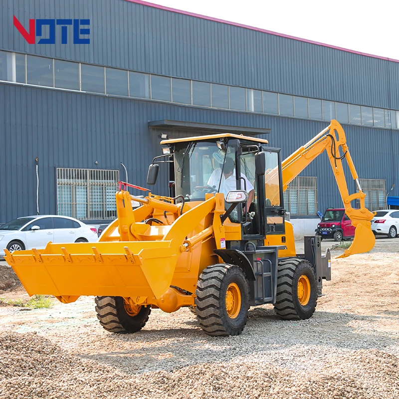 

CE 2.6 Ton Wheel Mini Backhoe Loader For Sale Construction Micro Excavator Machinery
