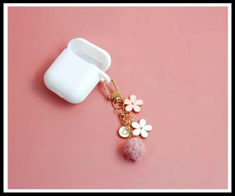 Новинка 2019 милые Креативные Подвески Airpods автомобильные брелки для женщин и