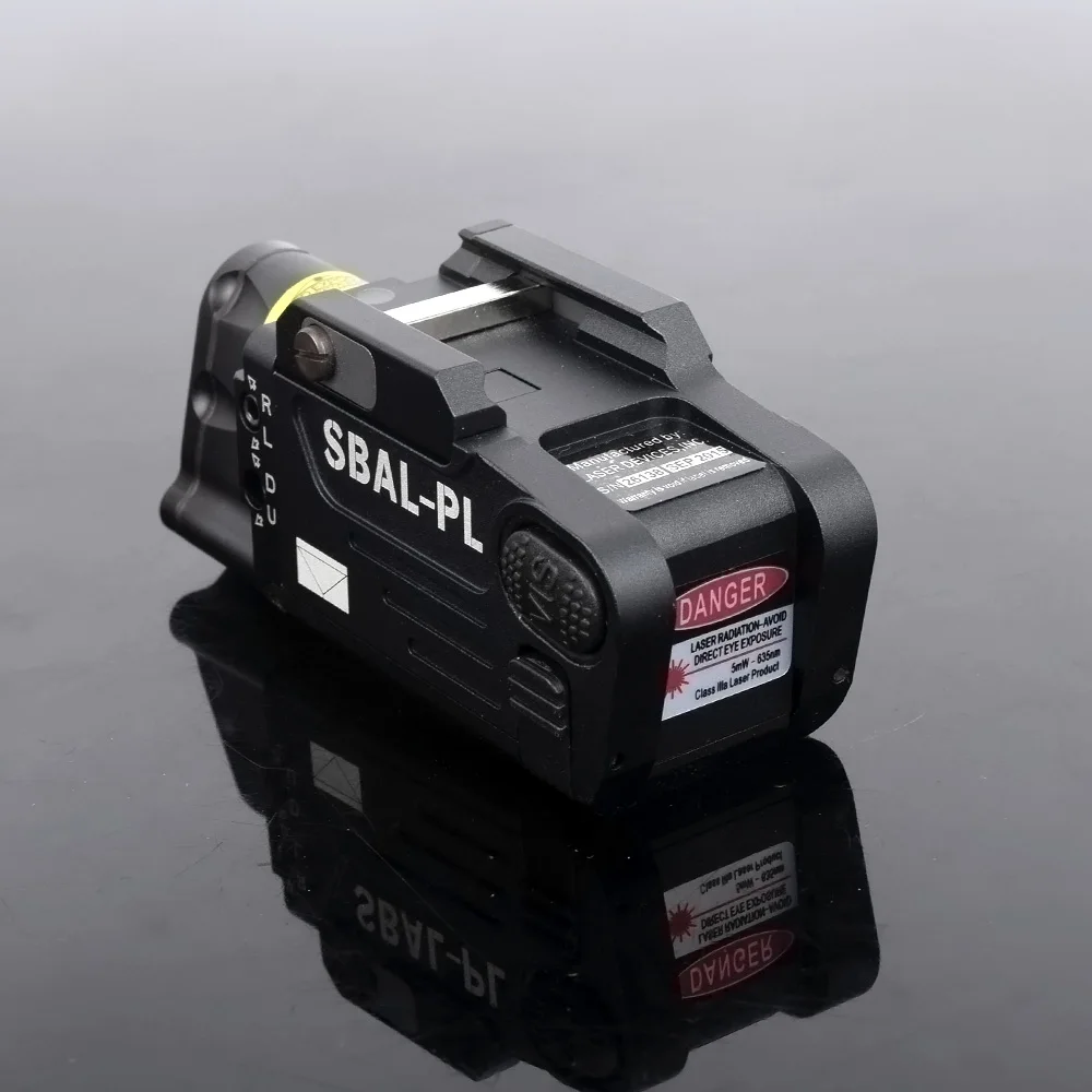 

Tactical Laser Flashlight Hunting Weapon Light Combo Red Laser Pistol Constant & Strobe Gun Light Picatinny Rail