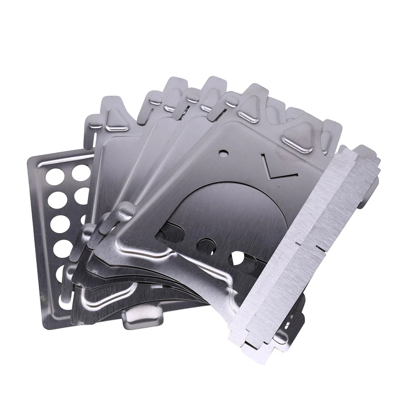 

Camping Stove Stainless Steel Wood Stove Outdoor Portable Stainless Steel Camping Cooker for BBQ Camp Hiking