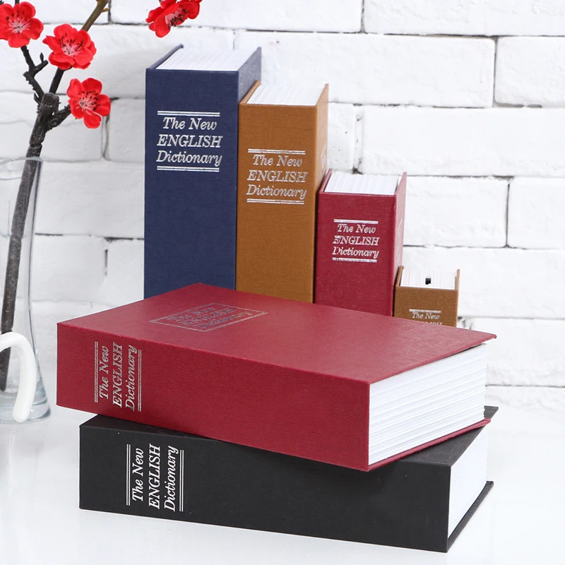 

Creative Simulation English Dictionary Book Safe Plastic Book Safe Box The Key Password Office Stationery