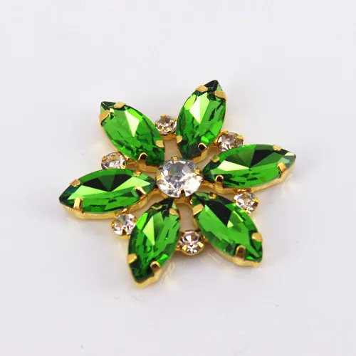 Flower Applique 3 Разноцветные стразы со стразами, аппликация с плоским основанием, пришивные стразы с жемчугом для украшения свадебного платья - Цвет: Flower Applique 3