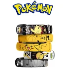 Модные часы с мультяшным покемоном Пикачу, браслет с электронной светодиодной куклой, мультяшный детский студенческий пластиковый сенсорный водонепроницаемый браслет, часы B