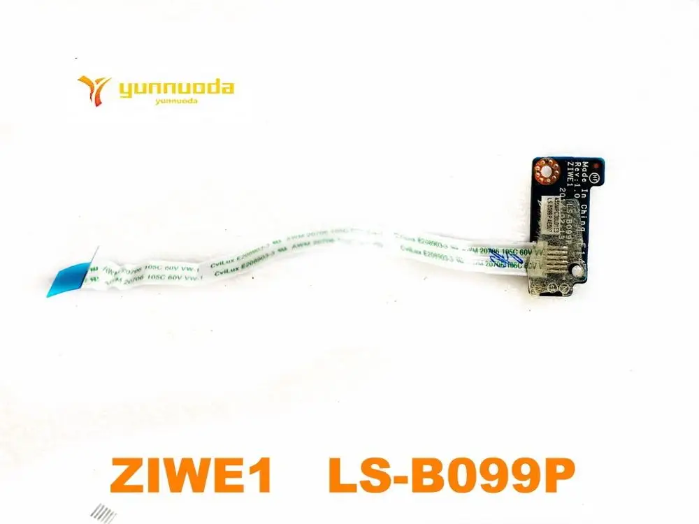 

original for Lenovo E40-30 E40-70 E40-45 E40-80 Power Button Board ZIWE1 ls-b099p Free Shipping Switch Clable