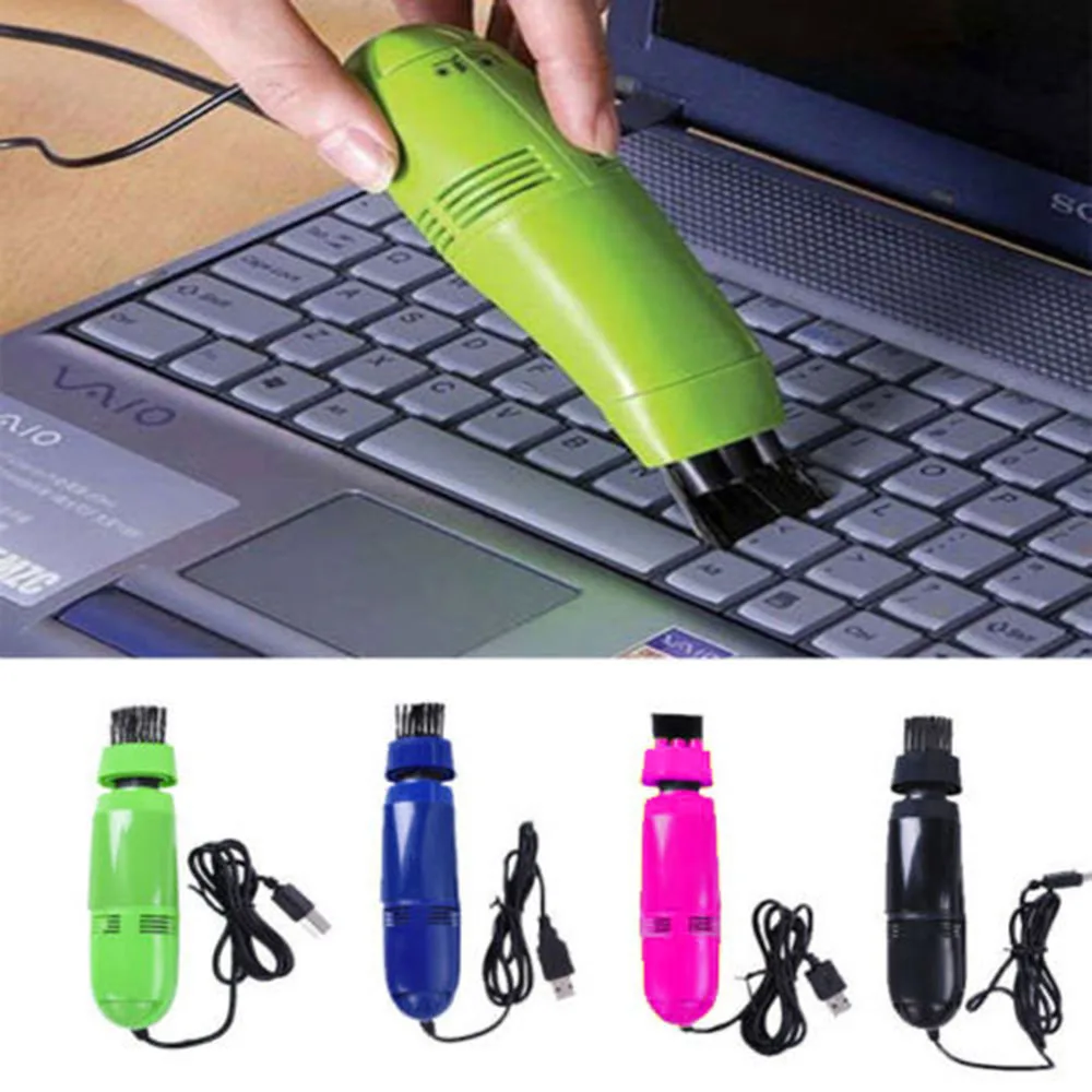 

Fashion Colorful Mini Computer Vacuum USB Keyboard Cleaner PC Laptop Brush Dust Cleaning Kit Computer Cleaning Accessories