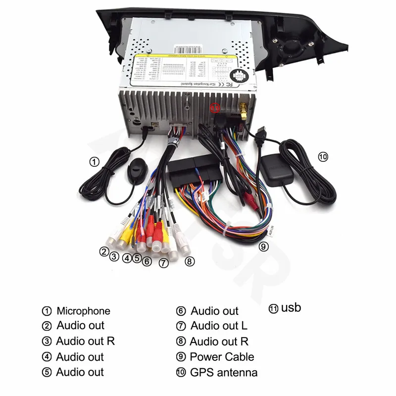 Автомобильный DVD-плеер AOTSR Android 9 0 GPS ГЛОНАСС навигация Мультимедиа для Kia Ceed 2013 2014