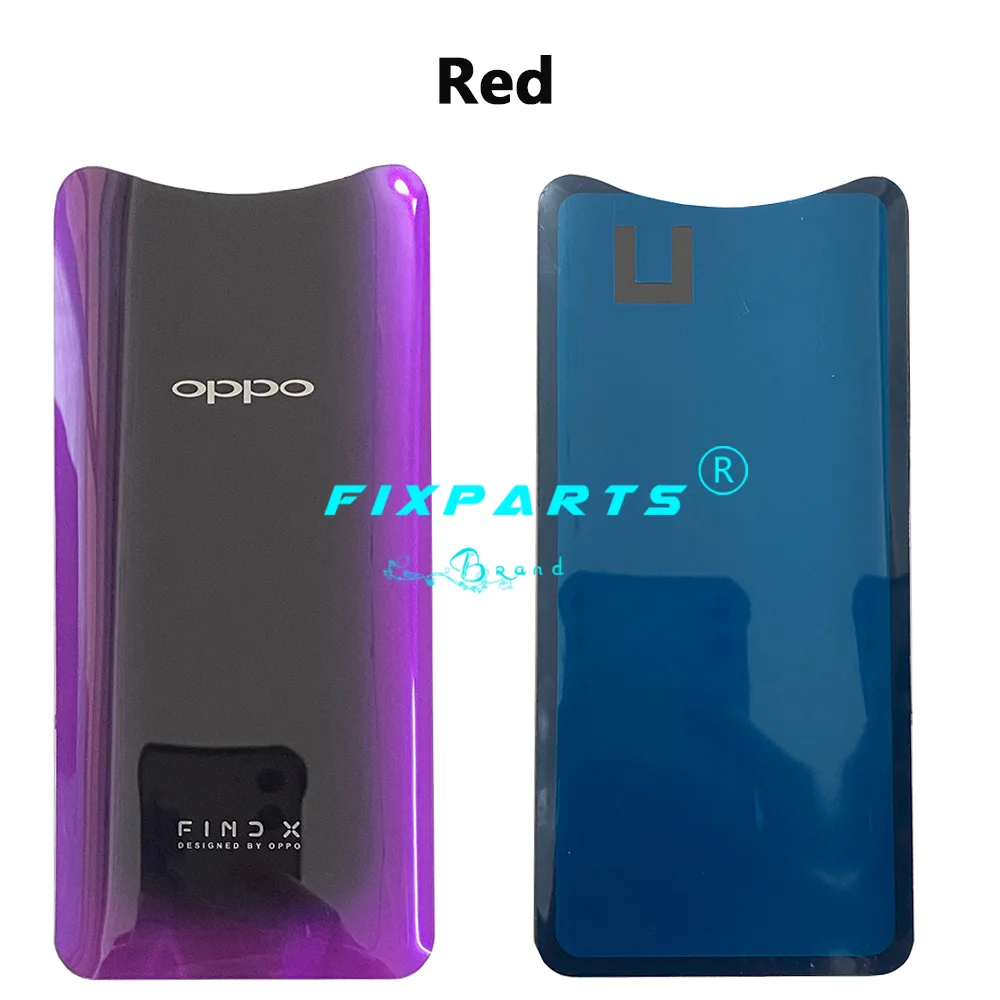 6 42 for oppo find x battery cover rear housing door glass case cph1871 pafm00 mobile phone replacement parts for oppo find x2 free global shipping