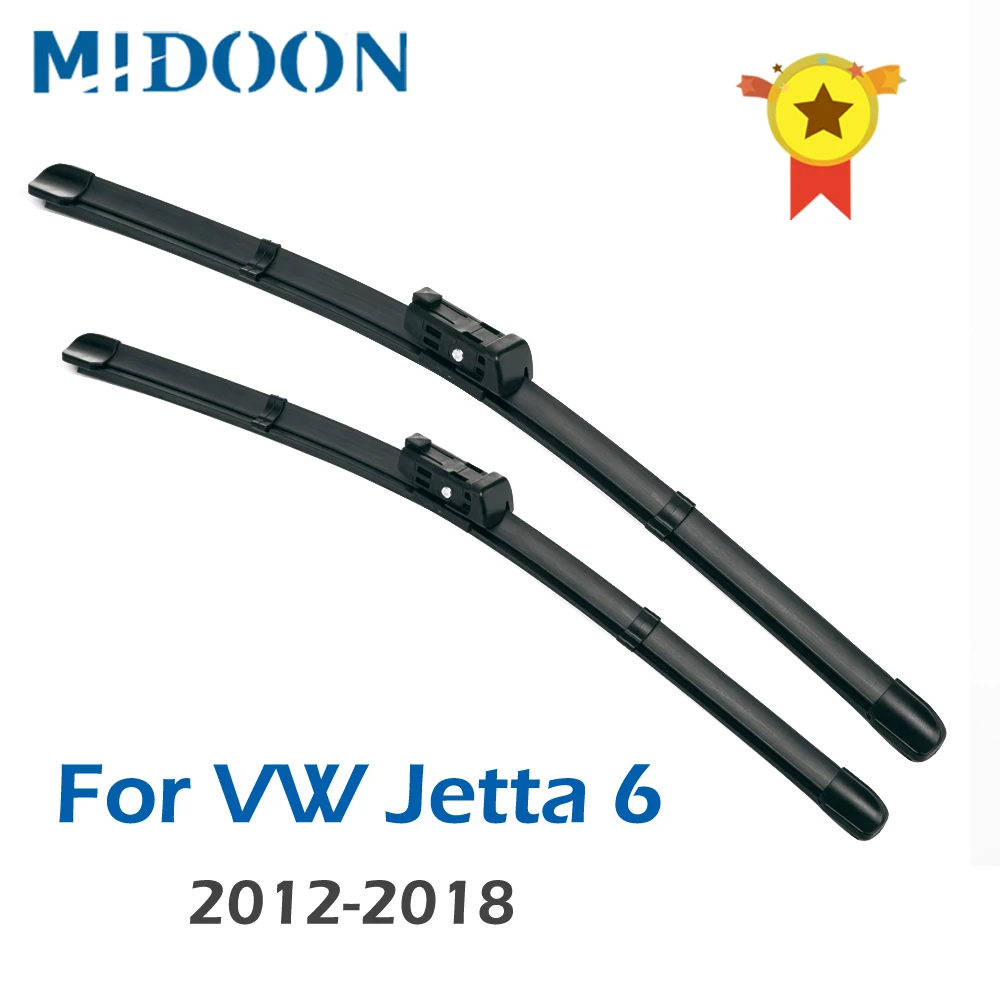 

Щетки стеклоочистителя MIDOON LHD и RHD для VW Jetta 6 MK6 A6 Passat CC 2012-2018, лобовое стекло, переднее стекло, 24 дюйма 19 дюймов