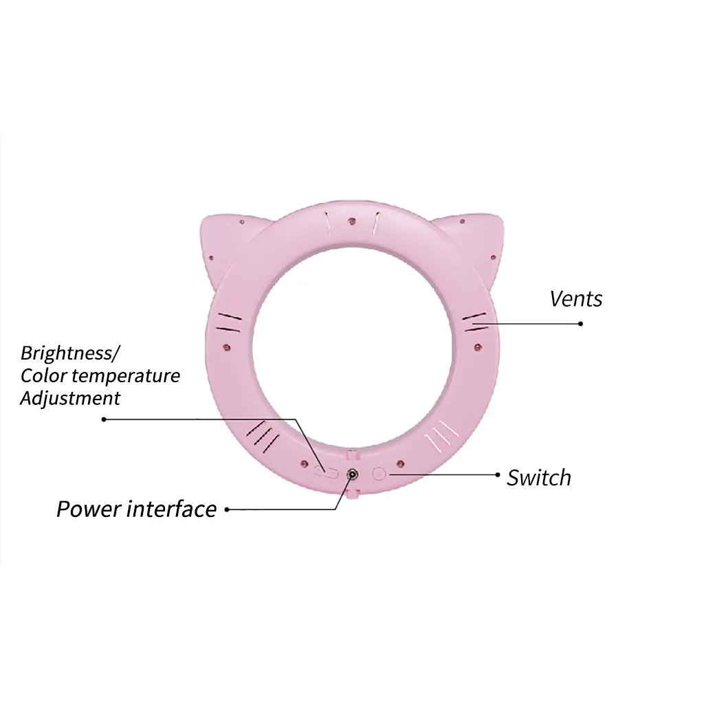 Новинка 2020 кольцевой светильник Meng с якорем для домашних животных мобильного