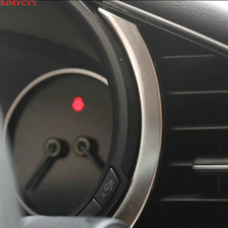 Панель приборов для автомобилей Mazda 3 Axela декоративная заплатка, нержавеющая сталь 2020, 2 шт./компл.