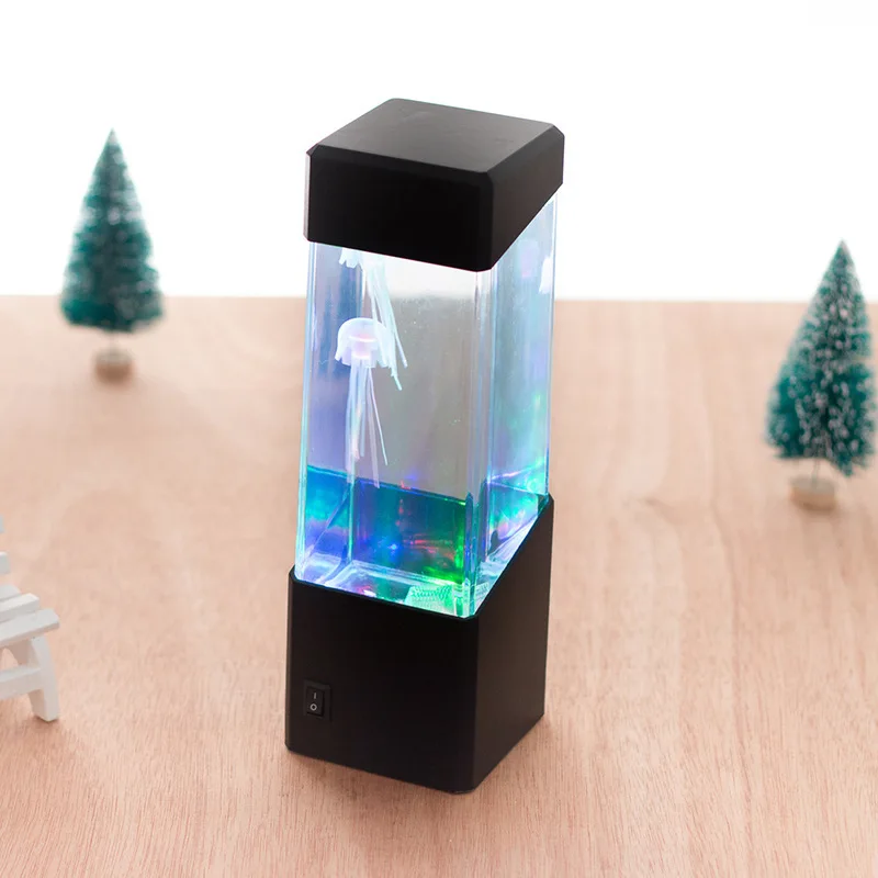 Светодиодная лампа из искусственной медузы ночник с питанием от USB для аквариума