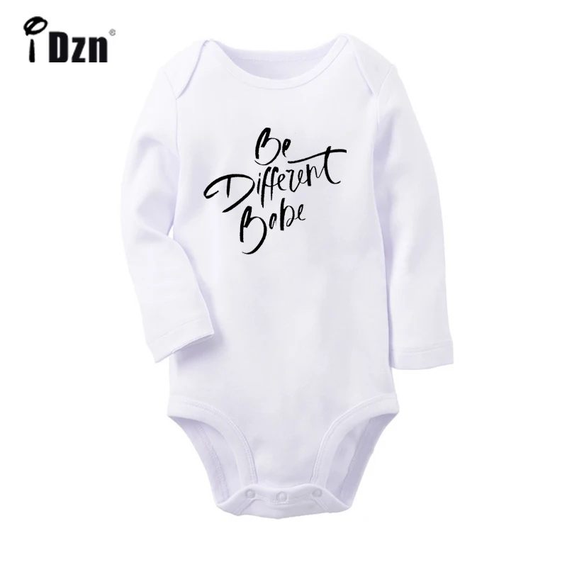 The Smiths Punk Rock Band Teen Wolf be Different Babe Newborn Baby Bodysuit Toddler Onesies Long Sleeve Jumpsuit Cotton Clothes |