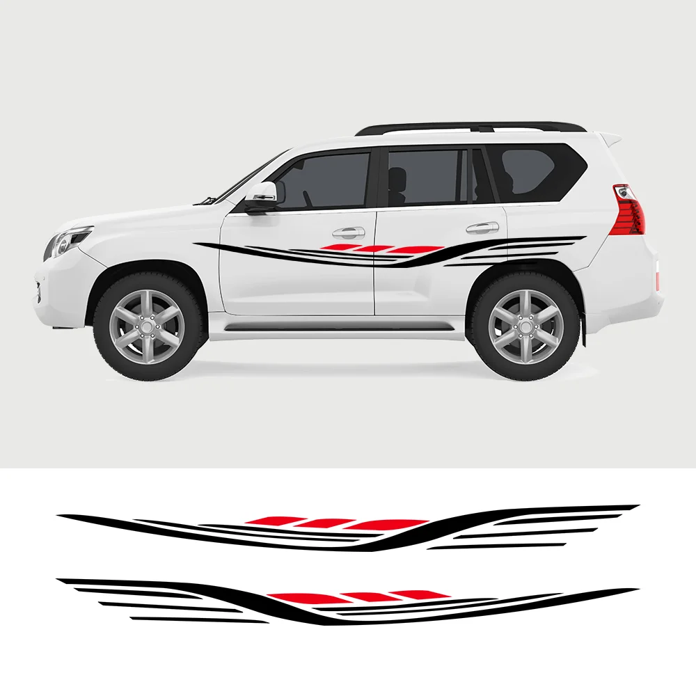 

Universal Side Skirt Car Door Sticker Decal Automobiles Auto Accessories
