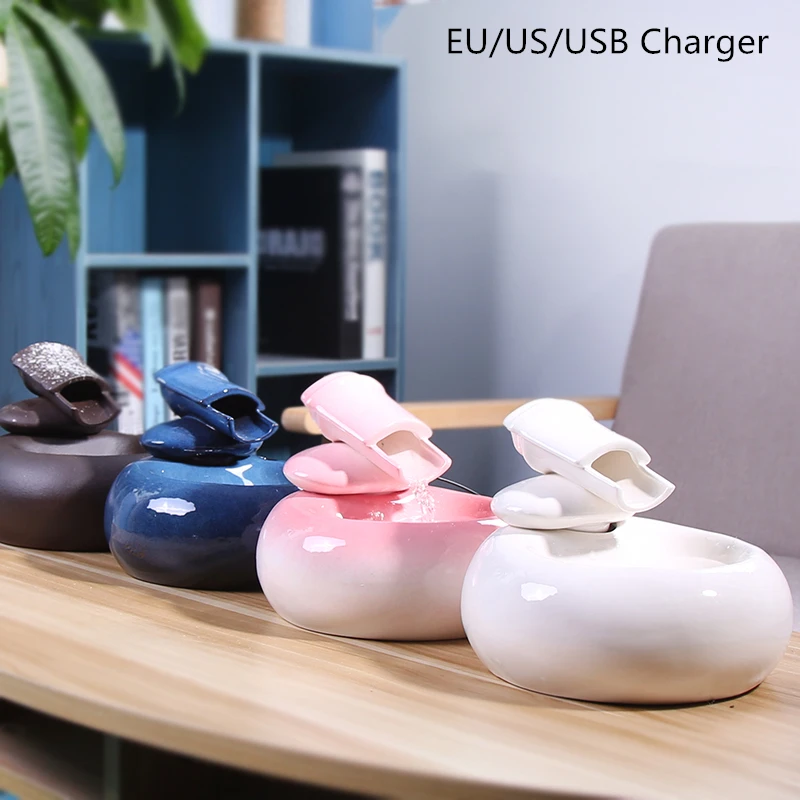 Керамический фонтан для кошек миска еды товары домашних животных автоматическая