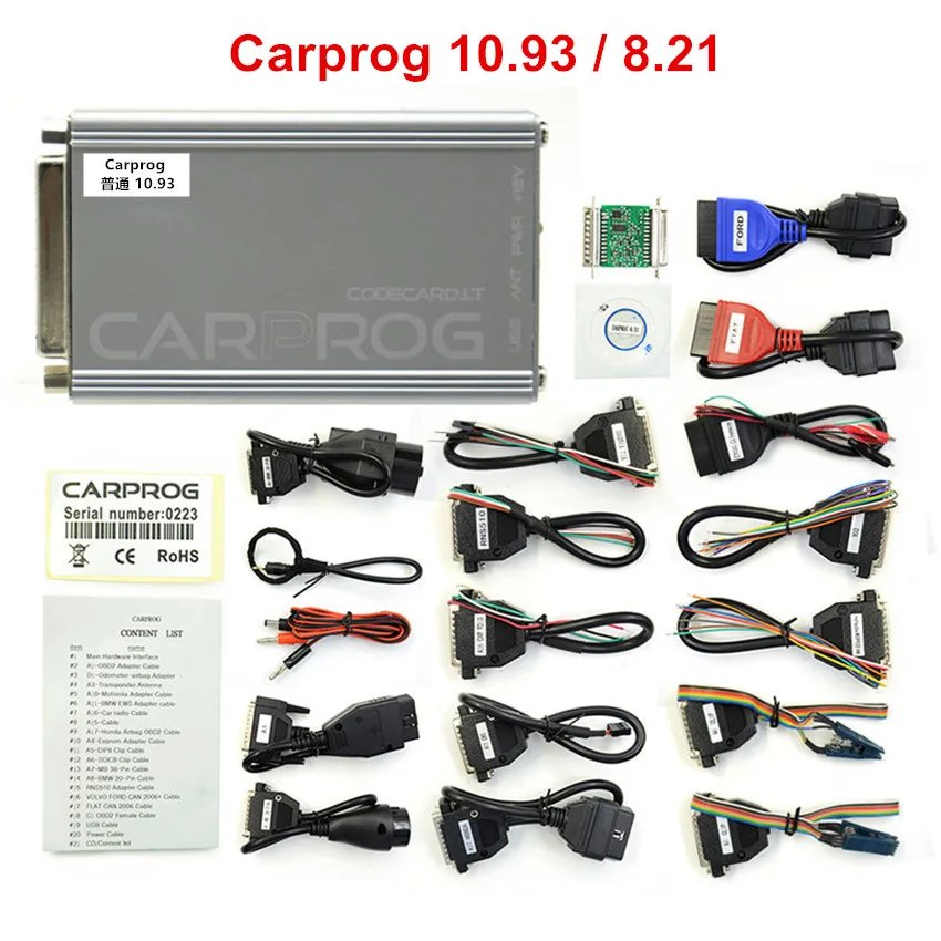 Carprog V8.21 с онлайн программированием Keygen автомобильный Prog 8 21 V10.05 V10.93 больше