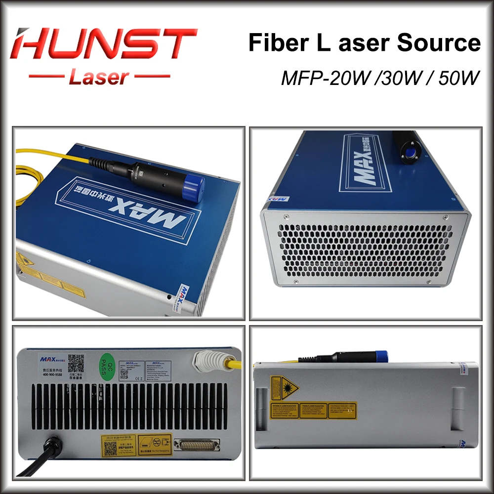Hunst MAX 20W 30W 50W Q-switch 1064nm Maxphotonics MFP Pulsed Fiber Laser Source For Laser Marking Machine MFP-20 MFP-30 MFP-50 enlarge