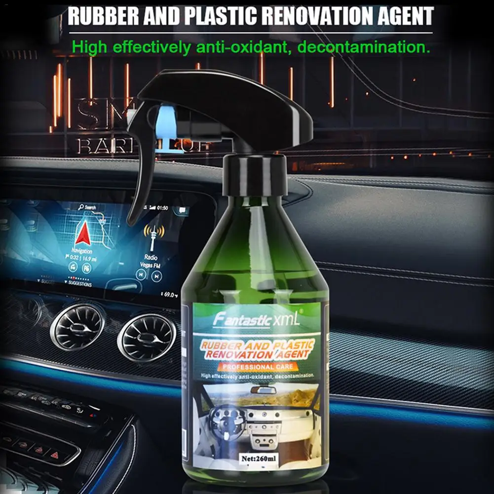 Araba iç deri onarım jel araba plastik Trim restortör araç bakım kiti deri plastik lastik yenileme ajan bakım bakım