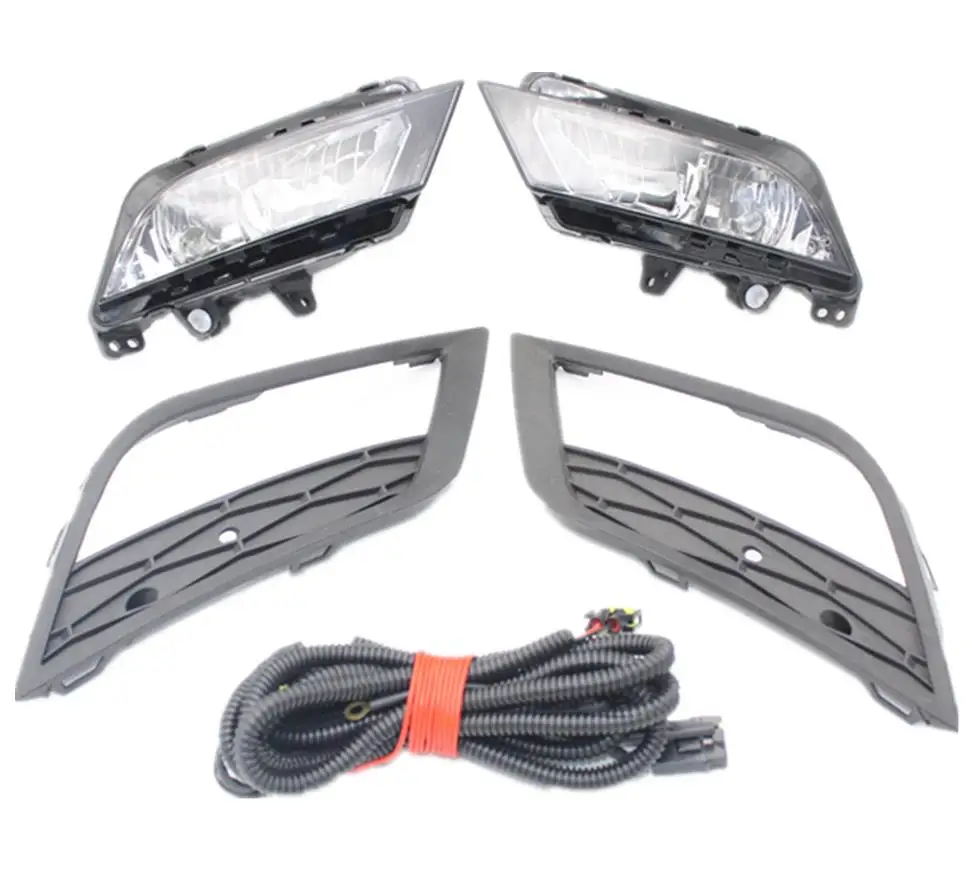 

Для Seat Leon 2013 2014 2015 2016 автомобильный Стайлинг Передний бампер Противотуманная фара Противотуманная фара с лампочками Решетка или жгут проводов в сборе