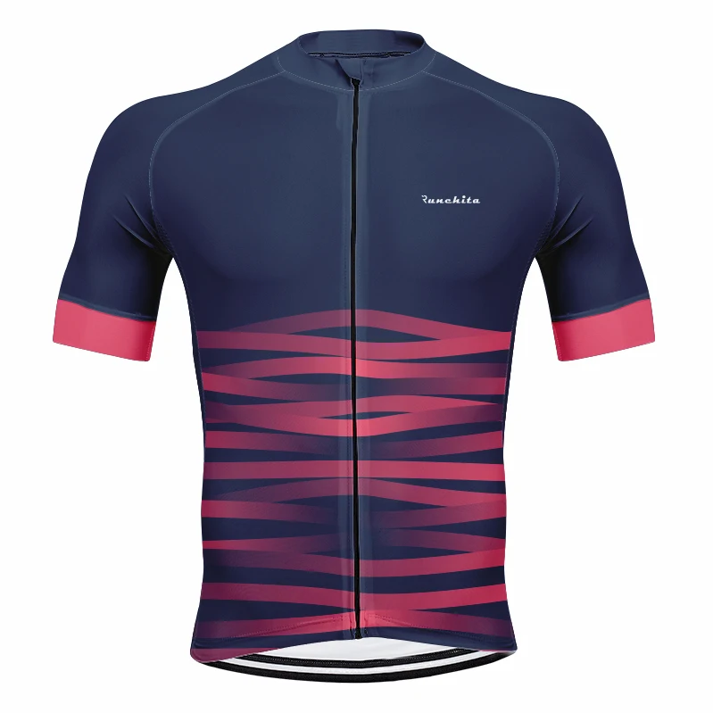 Мужская велосипедная майка Pro Team RUNCHITA быстросохнущая с коротким рукавом для езды