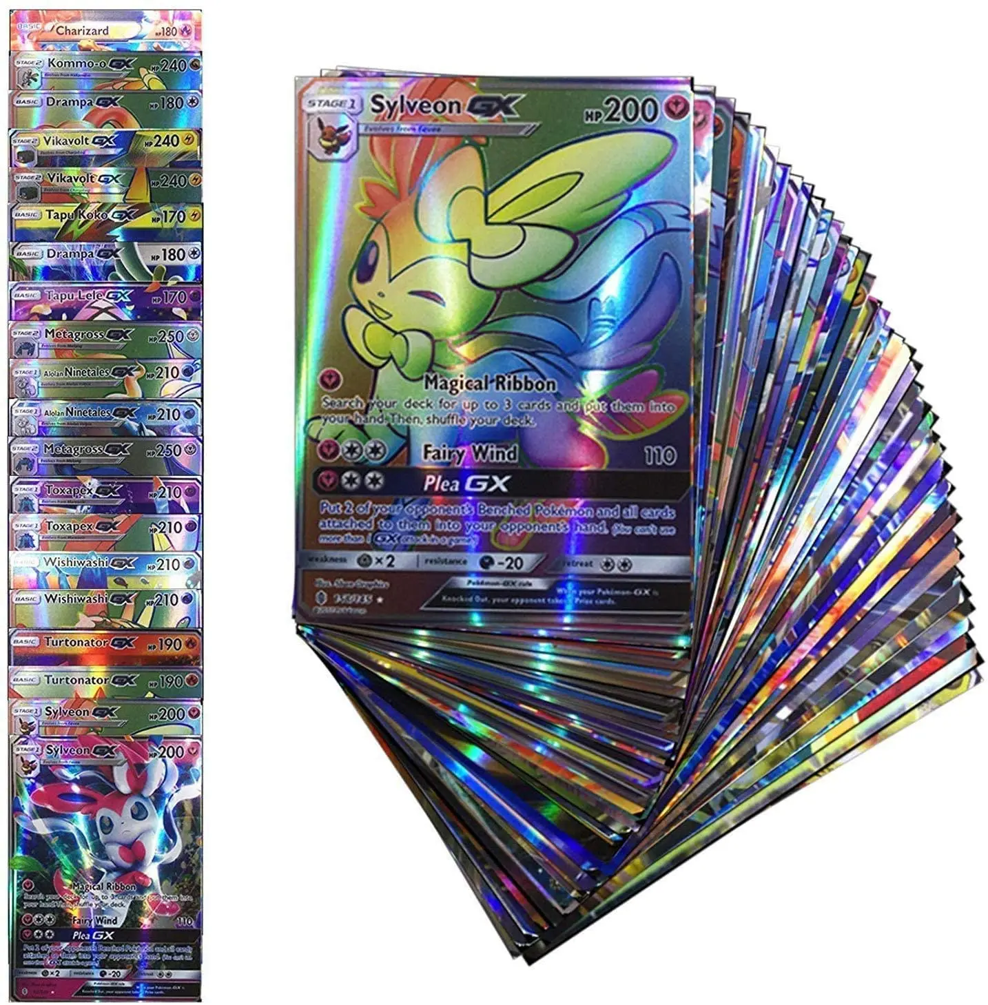 

20Pcs Pokemon Card Shining TAKARA TOMY Cards Game TAG TEAM VMAX GX V MAX Battle Carte Trading Children Toy