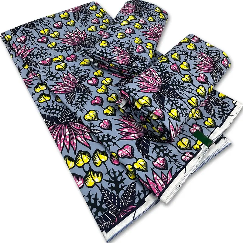 

2021 High Quality African High Quality wax fabric New Veritable Nigeria Cotton Soft Sewing Fabric S210427