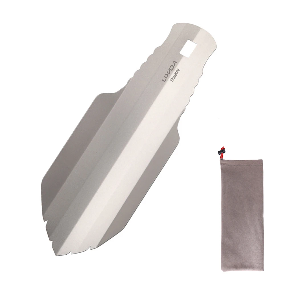 

Lixada Titanium Garden Hand Shovel Camping Trowel Outdoor Camping Hiking Backpacking Trowel