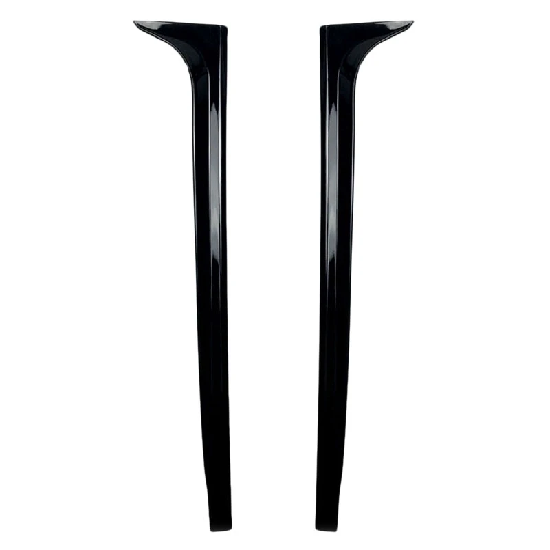 Блестящий черный спойлер для заднего стекла 1 пара обшивка боковых крыльев