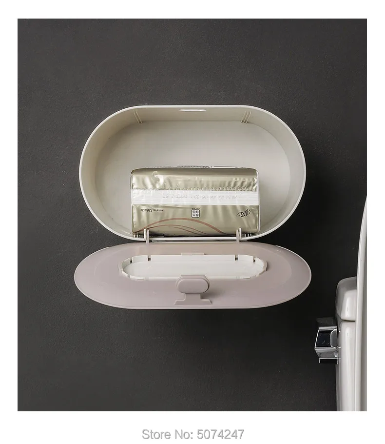 Коробка для салфеток ванной комнаты Бесплатная штамповка водонепроницаемый