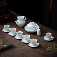pinny chinese celadon kung fu tea set china porcelain teaware sets retro pigmented tea bowl high quality teapots