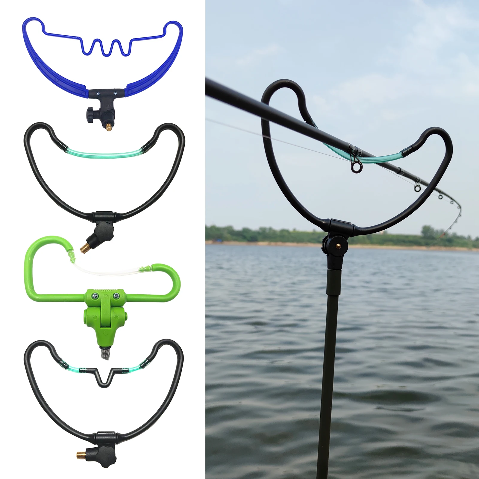 

Fishing Rod Holder Pole Bracket Fishing Tool Stand Support Holder Bracket Outdoor Sports Rest Carp Fish Tackle