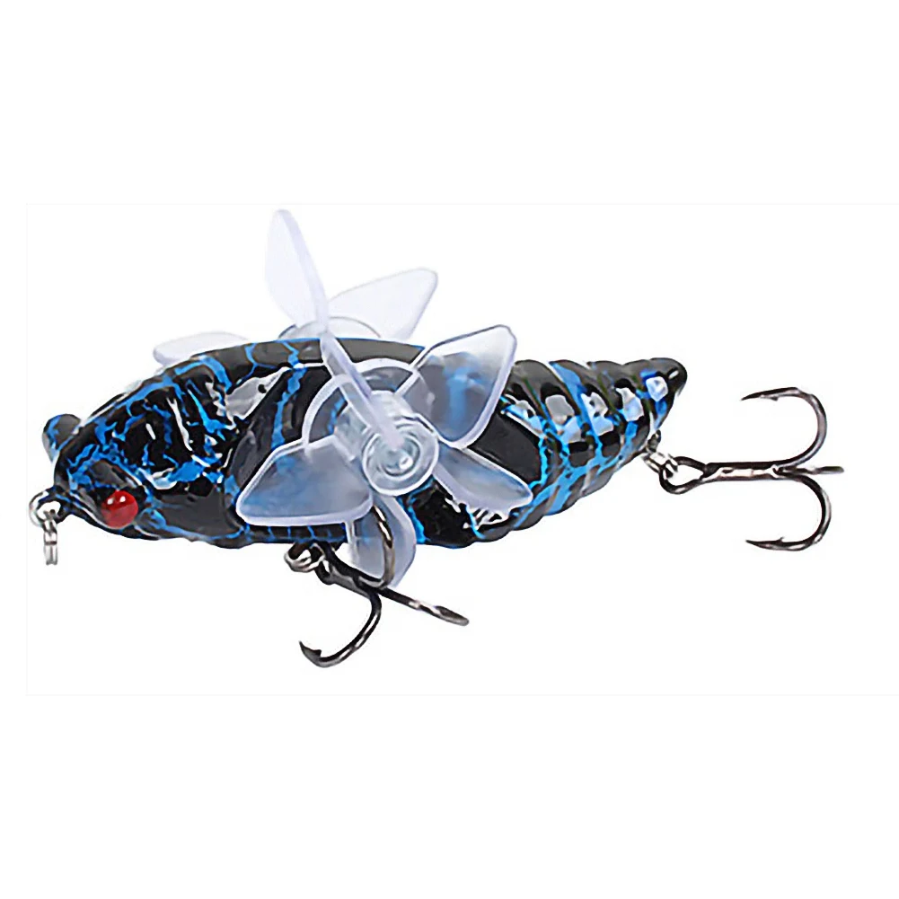 

Topwater Insect Fishing Lure Minnow Trolling Wobbler Crankbait Whopper Plopper Bait Artificial Hard Lure Catfish Pike Crap