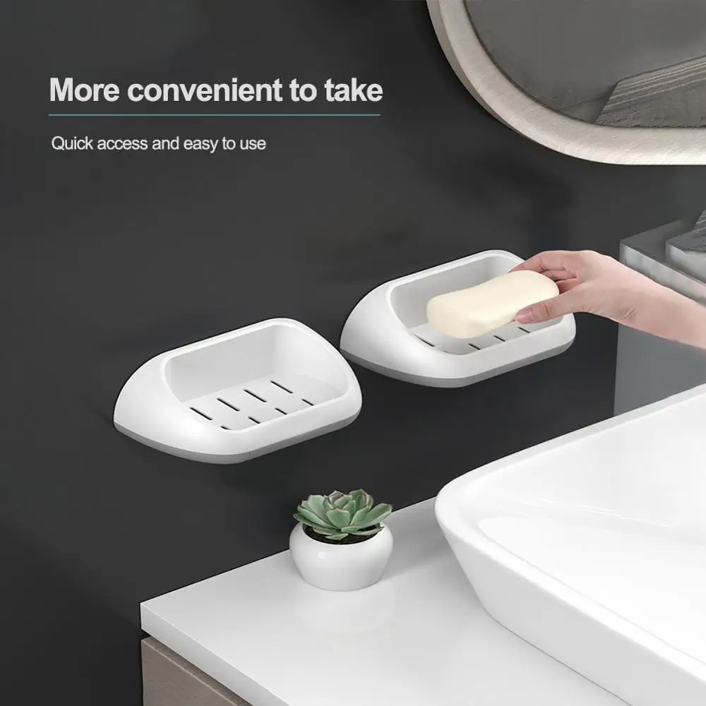

1Pc Soap Holder box stand For Soap Dish For Bathroom Storage Case Creative Soap Tray Home Bathroom Accessories