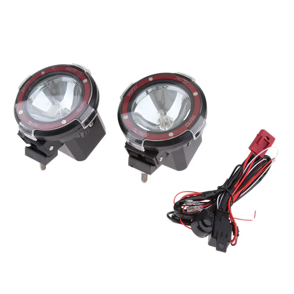 

2 x 55W 4'' HID Xenon Spot Light Driving Work Light SUV ATV 4WD Truck 12V