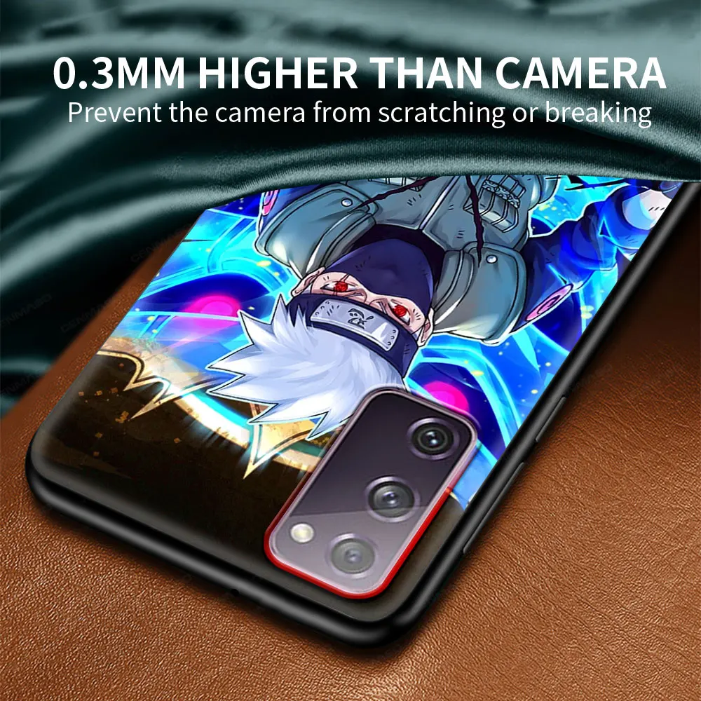 

Soft TPU Case for Samsung Galaxy S21 S20 Ultra S20 FE S10 Lite S10E S9 S8 Plus 5G Luxury Phone Shell Coque Anime Kakashi